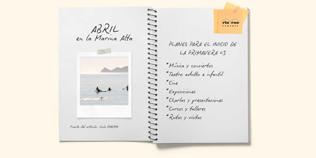 qué hacer en abril en la Marina Alta